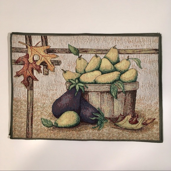 October Weekend Tapestry Placemat Set of 4 - Picture 4 of 6